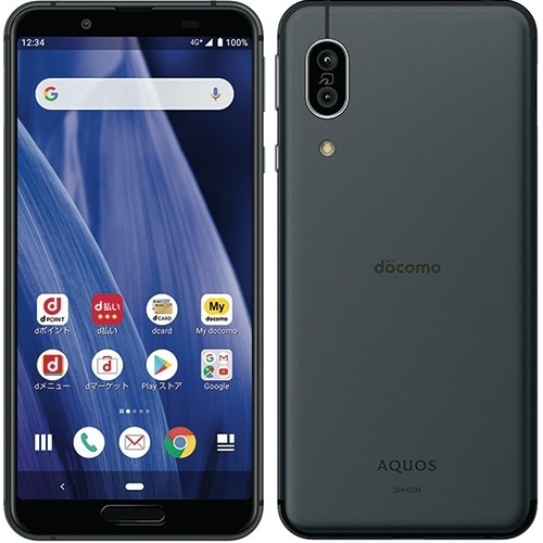 【ラッピング可】【即日発送】【国内版】【新品 箱不良・シュリンク破れ品】シャープ docomo AQUOS SENSE3 SH-02Mブラック SIMフリー