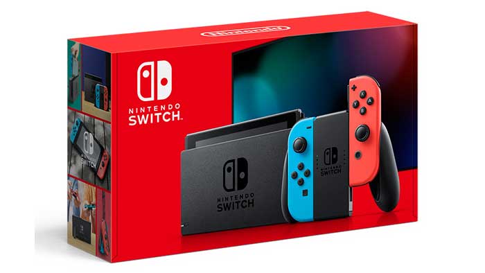 【ラッピング可】【即日発送】【新品 箱不良・シュリンク破れ品】任天堂 Nintendo Switch 2019 ネオンブルー/ネオンレッド