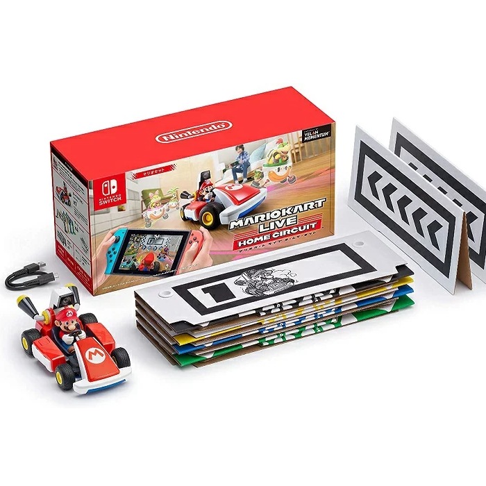 【ラッピング可】【即日発送】【新品 箱不良・シュリンク破れ品】任天堂 Nintendo Switch マリオカート ライブ ホームサーキット マリオセット 赤