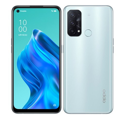 【ラッピング可】【即日発送】【国内版】【新品】OPPO Reno5 A Y!mobile版 A1010P オッポ 6GB/128GB シングル Blue SIMフリー