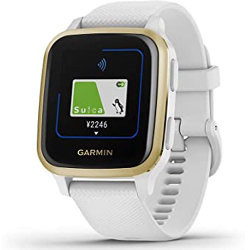 【ラッピング可】【即日発送】【新品】GARMIN ガーミン 010-02427-71 Venu Sq White/Light Gold