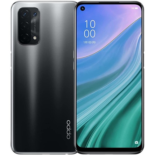 【ラッピング可】【即日発送】【国内版】【新品 開封済み未使用品】OPPO A54 5G シルバーブラック 6.5型 4GB/64GB CPH2303BK SIMフリー