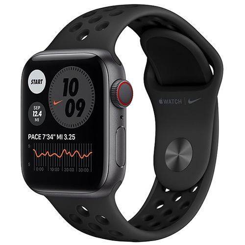 【ラッピング可】【即日発送】【国内版】【新品】Apple Watch Nike Series 6 GPS+Cellularモデル 40mm M07E3J/A [アンスラサイト/ブラックNikeスポーツバンド]