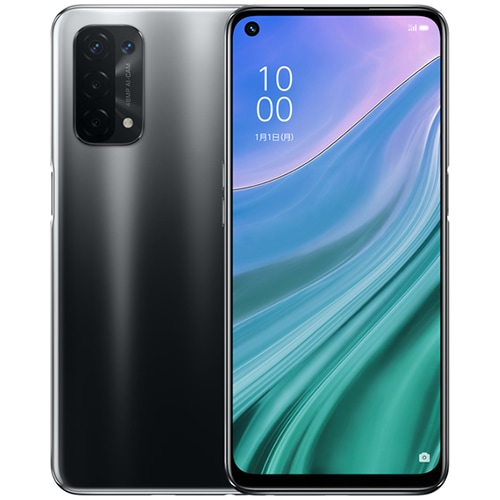 【ラッピング可】【即日発送】【国内版】【新品】OPPO A54 OPG02 au版 シルバーブラック 4GB/64GB SIMフリー