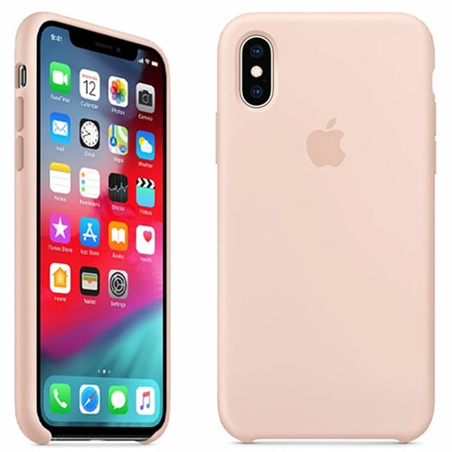【新品】Apple 純正 iPhone XS 5.8インチ シリコーンケース ピンクサンド MTF82FE/A
