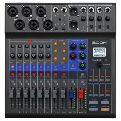 【新品】ZOOM LiveTrak L-8 デジタルミキサー 8chミキサー