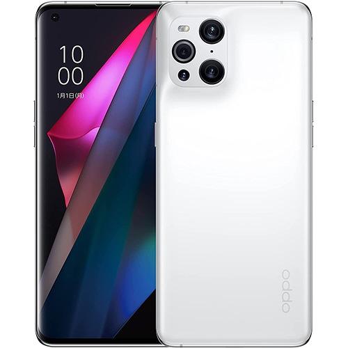 【ラッピング可】【即日発送】【国内版】【新品 箱不良・シュリンク破れ品】OPPO Find X3 Pro 5Gスマートフォン ホワイト CPH2173 WH 防水防塵 SIMフリー