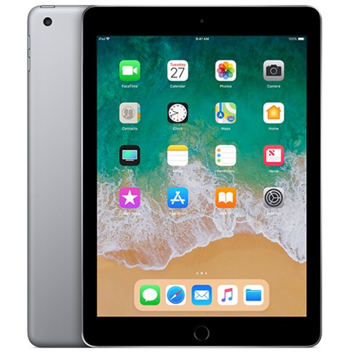 【整備済品】iPad9.7インチWi-Fiモデル 128GB 第6世代 MR7J2J/A [SG]【本体のみ】【バッテリー容量80％以上保証】【安心！当社1ヶ月保証付き】