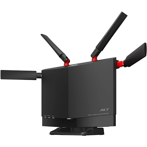 【新品】バッファロー BUFFALO AirStation Wi-Fi6 WXR-5700AX7S/D ブラック