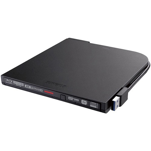 【新品】Buffalo バッファロー BRUHD-PU3-BK ブルーレイディスクドライブ