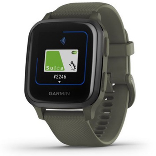 【ラッピング可】【即日発送】【新品】GARMIN ガーミン vivo Venu Sq Music 010-02426-73 [Moss/Slate]