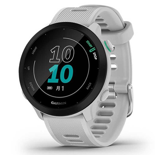 【ラッピング可】【即日発送】【国内版】【新品】ガーミン GARMIN スマートウォッチ ForeAthlete 55 010-02562-41 Whitestone