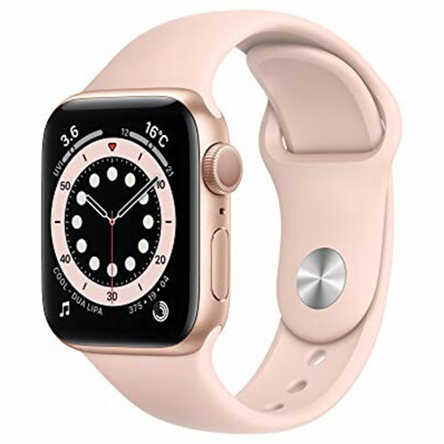 【ラッピング可】【即日発送】【国内版】【新品】アップル Apple Watch Series 6 GPSモデル 40mm MG123J/A ピンクサンドスポーツバンド
