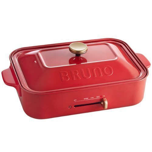 【即日発送】【新品】BRUNO ブルーノ コンパクトホットプレート BOE021-RD