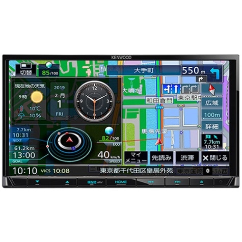【新品】KENWOOD 彩速ナビ MDV-S706L 8V型パネル AVナビゲーションシステム