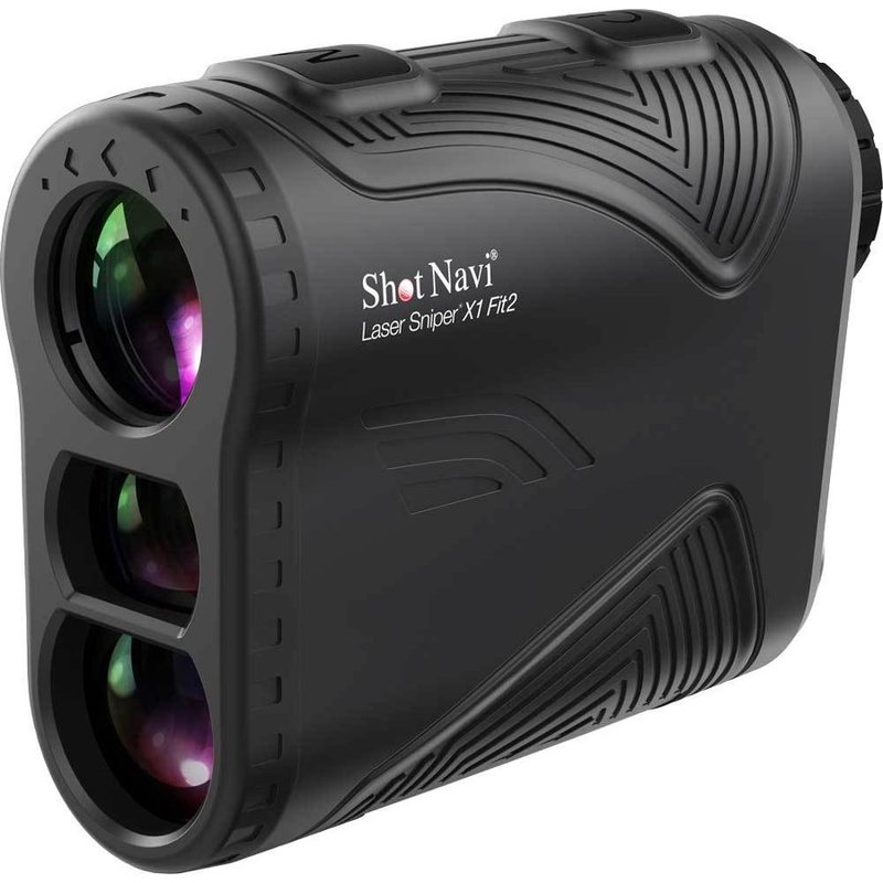【ラッピング可】【即日発送】【新品】Shot Navi ショットナビ レーザー距離計測器 Laser Sniper X1 Fit2 1000 ブラック