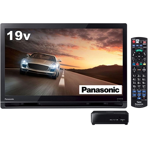 【即日発送】【新品 箱不良・シュリンク破れ品】Panasonic パナソニック19V型 ポータブル 液晶テレビ プライベート・ビエラ ブラック UN-19CF10-K