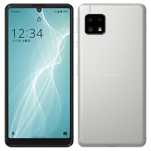 【ラッピング可】【即日発送】【国内版】【新品】Y!mobile ワイモバイル SHARP AQUOS sense4 basic A003SH シルバー SIMフリー