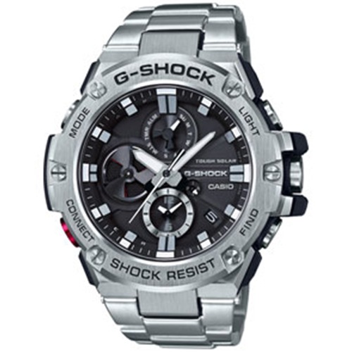 【新品】CASIO カシオ G-SHOCK GST-B100D-1A メンズ シルバー