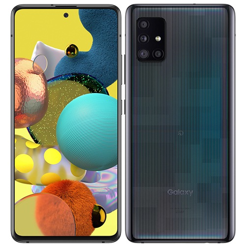 【ラッピング可】【即日発送】【国内版】【新品 箱不良・シュリンク破れ品】SAMSUNG サムスン Galaxy A51 5G SCG07 プリズムブリックスブラック SIMフリー