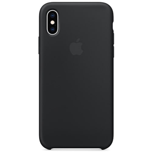 【ラッピング可】【即日発送】【国内版】【新品】アップル(Apple)純正 iPhone XS(5.8インチ）シリコーンケース ブラック MRW72FE／A