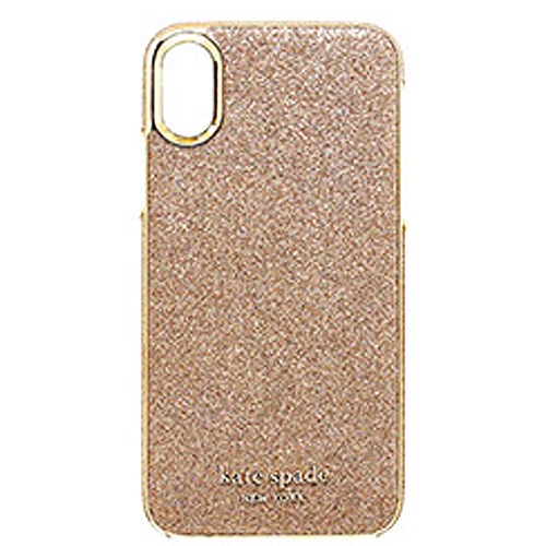 【ラッピング可】【即日発送】【国内版】【新品】iPhone X/XS用 kate spade ケイトスペード （R）ハードカバー／G