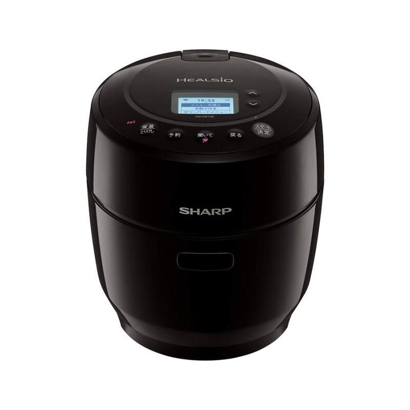 【即日発送】【新品 箱不良・シュリンク破れ品】SHARP シャープ KN-HW10E-B 水なし自動調理鍋 ブラック