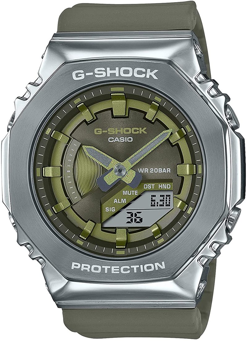 【新品】カシオ CASIO 腕時計 G-SHOCK Metal Covered GM-S2100-3AJF グリーン