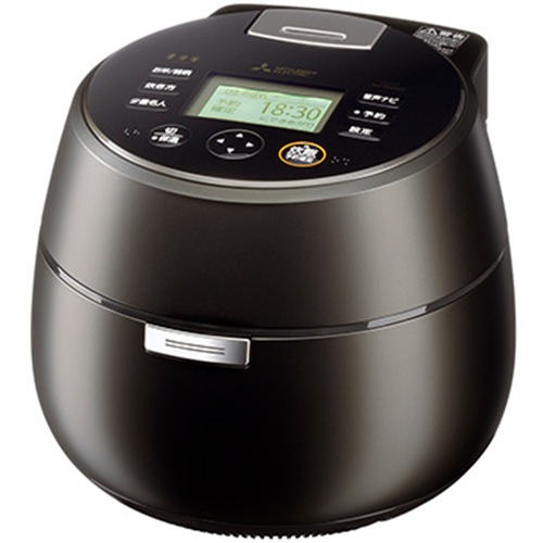 【即日発送】【新品 箱不良・シュリンク破れ品】MITSUBISHI 三菱電機 本炭釜 KAMADO IH炊飯器 黒真珠 NJ-AWA10-B 5.5合炊き 羽釜タイプ