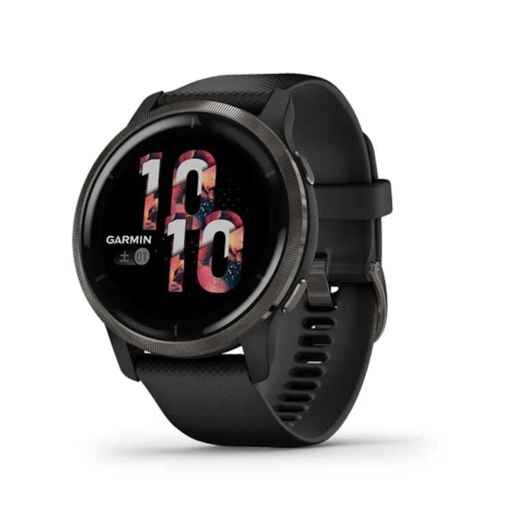 【ラッピング可】【即日発送】【新品】GARMIN ガーミン 010-02430-61 Venu 2 Black/Slate