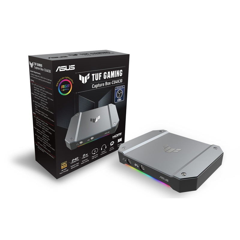 【新品】ASUS エイスース TUF GAMING CAPTURE BOX-CU4K30 ビデオキャプチャーボックス