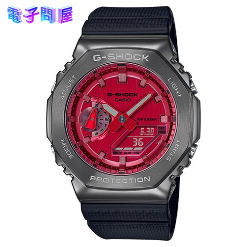 【即日発送】【新品 保証開始済み品】CASIO 腕時計 G-SHOCK Metal Covered GM-2100B-4AJF ブラック