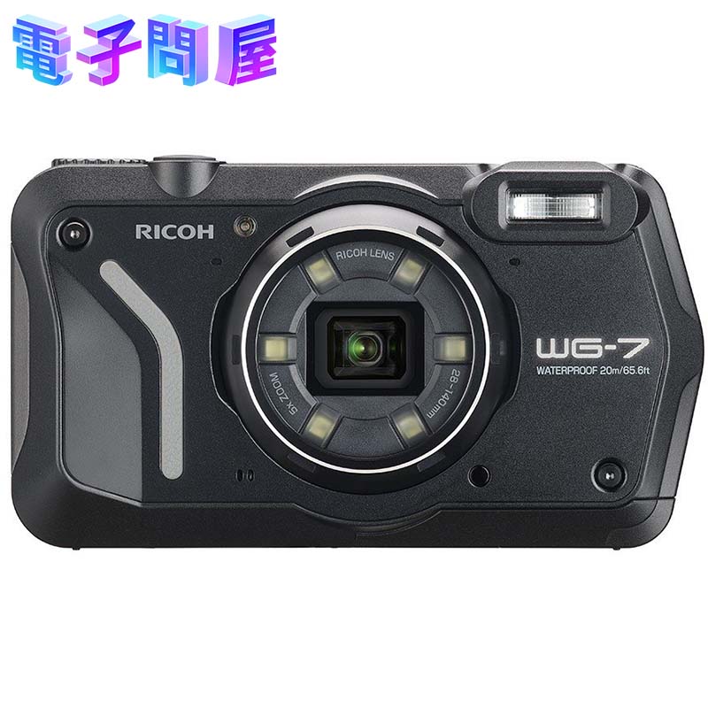 【新品】リコー RICOH デジタルカメラ WG-7 ブラック
