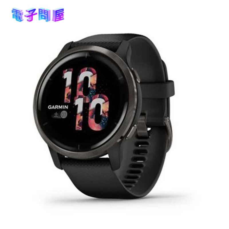 【ラッピング可】【即日発送】【国内版】【新品 箱不良・シュリンク破れ品】GARMIN ガーミン 010-02430-61 Venu 2 Black/Slate