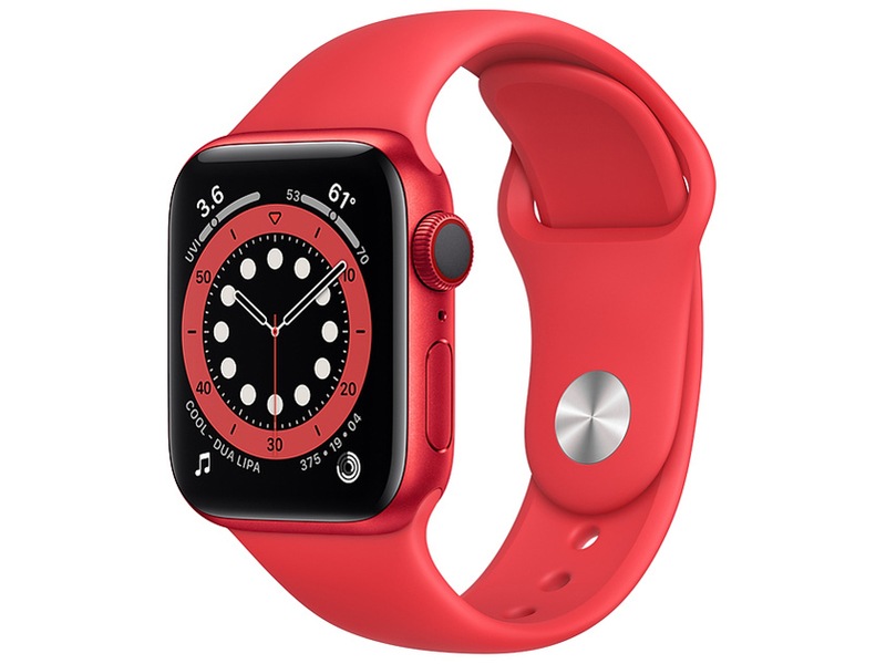 【ラッピング可】【即日発送】【国内版】【新品】アップル Apple Watch Series 6 （GPS + Cellularモデル）- 40mm (PRODUCT)REDアルミニウムケースと(PRODUCT)REDスポーツバンド - レギュラー M06R3J/A