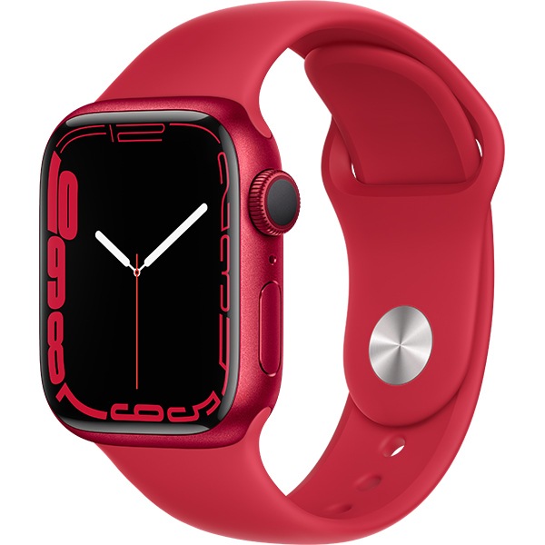 【ラッピング可】【即日発送】【国内版】【新品】Apple Watch Series 7（GPSモデル）- 41mm (PRODUCT)REDアルミニウムケースと(PRODUCT)REDスポーツバンド - レギュラー MKN23J/A