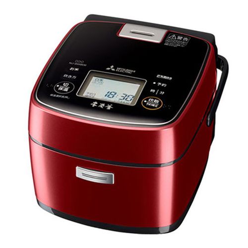 【即日発送】【新品】三菱 MITSUBISHI 炊飯器 本炭釜 赤紅玉 3.5合 NJ-SWB06-R