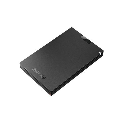 【新品】バッファロー BUFFALO 外付けSSD 240GB SSD-PG240U3-BA ブラック