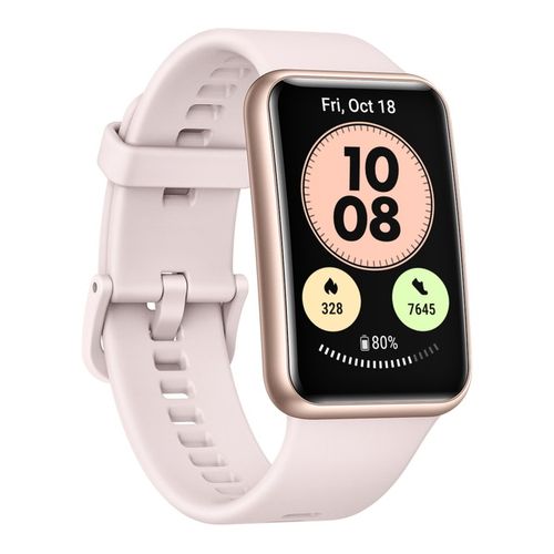 【ラッピング可】【即日発送】【国内版】【新品 開封済み未使用品】HUAWEI ファーウェイ WATCH FIT TIA-B09 スマートウォッチ サクラピンク