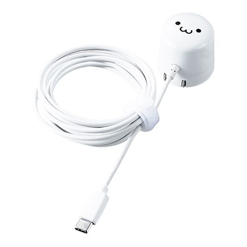 【ラッピング可】【即日発送】【国内版】【新品】エレコム AC充電器 Type-Cケーブル一体型 5V 1.5A 1.5m MPA-ACC14WF
