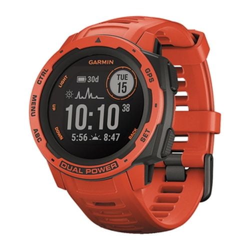 【ラッピング可】【即日発送】【新品】GARMIN ガーミン Instinct Dual Power Flame Red 010-02293-70