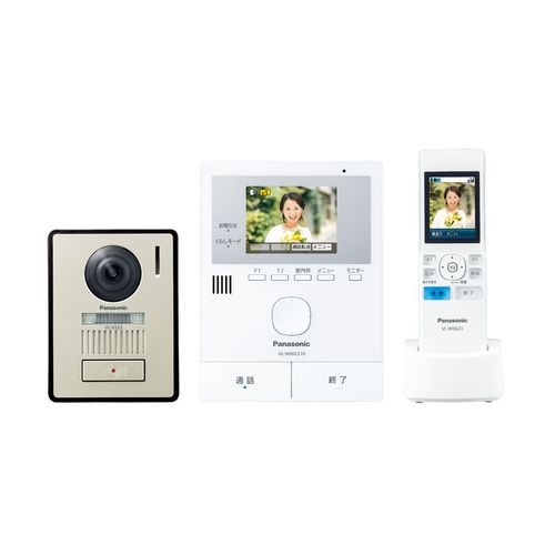 【即日発送】【新品 箱不良・シュリンク破れ品】パナソニック Panasonic テレビドアホン ワイヤレスモニター子機付 VL-SWE210KL