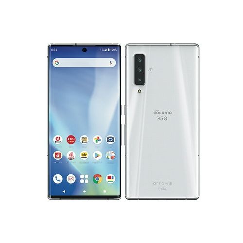 【ラッピング可】【即日発送】【新品 開封済み未使用品】FUJITSU 富士通 arrows NX9 5G F-52A 128GB ホワイト SIMフリー