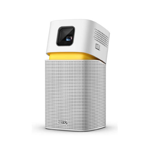 【即日発送】【新品 箱不良・シュリンク破れ品】BenQ ホームプロジェクター GV1 無線LAN・Bluetooth・Android搭載 5Wスピーカー グレー