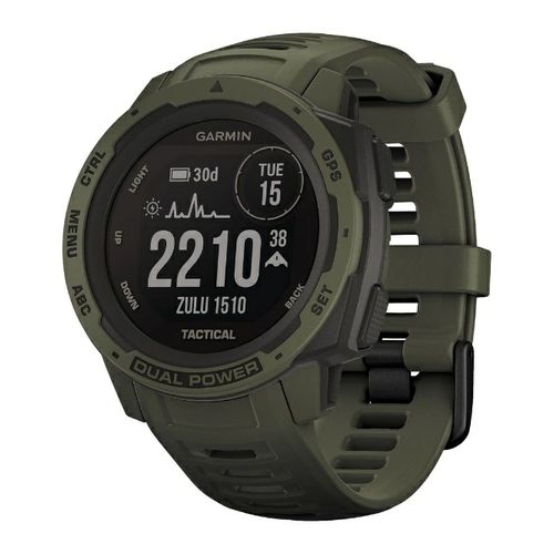 【ラッピング可】【即日発送】【国内版】【新品 保証開始済み品】GARMIN Instinct Dual Power actical Edition Moss 010-02293-48