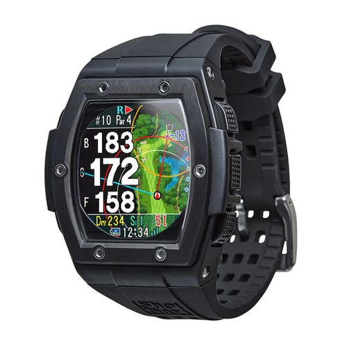 【即日発送】【新品 箱不良・シュリンク破れ品】ショットナビ Shot Navi Crest クレスト 腕時計型距離計測器 Crest SV ブラック