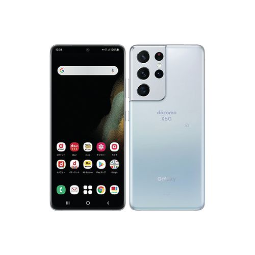 【ラッピング可】【即日発送】【新品 開封済み未使用品】Galaxy S21 Ultra 5G SC-52B ファントムシルバー docomo版 SIMフリー