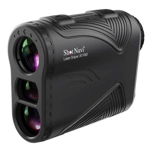 【即日発送】【新品 箱不良・シュリンク破れ品】Shot Navi ショットナビ レーザー距離計測器 Laser Sniper X1 Fit2 1000 ブラック