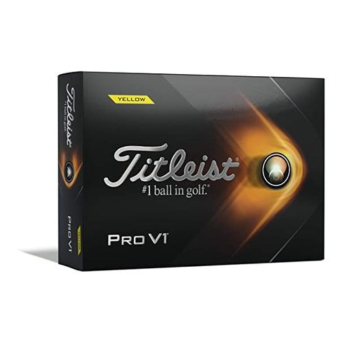 【即日発送】【新品 箱不良・シュリンク破れ品】Titleist タイトリスト PRO V1 イエロー ボール 2021年モデル ローナンバー 1ダース12個入