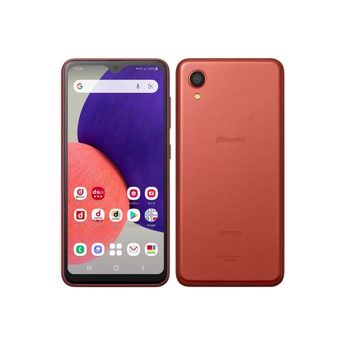 【ラッピング可】【即日発送】【新品 開封済み未使用品】SAMSUNG Galaxy A22 5G SC-56B 64GB docomo レッド SIMフリー